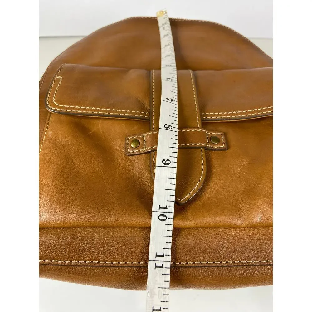 Fry Leather Mini Backpack Brown